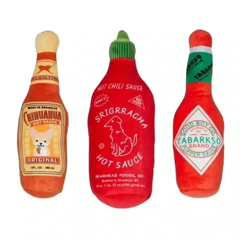 Hot Sauce Dog Toys-3 Pieces